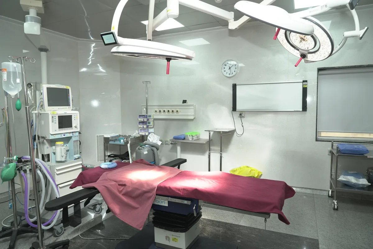 Operation theatre at the Kilpauk fertility centre, Chennai