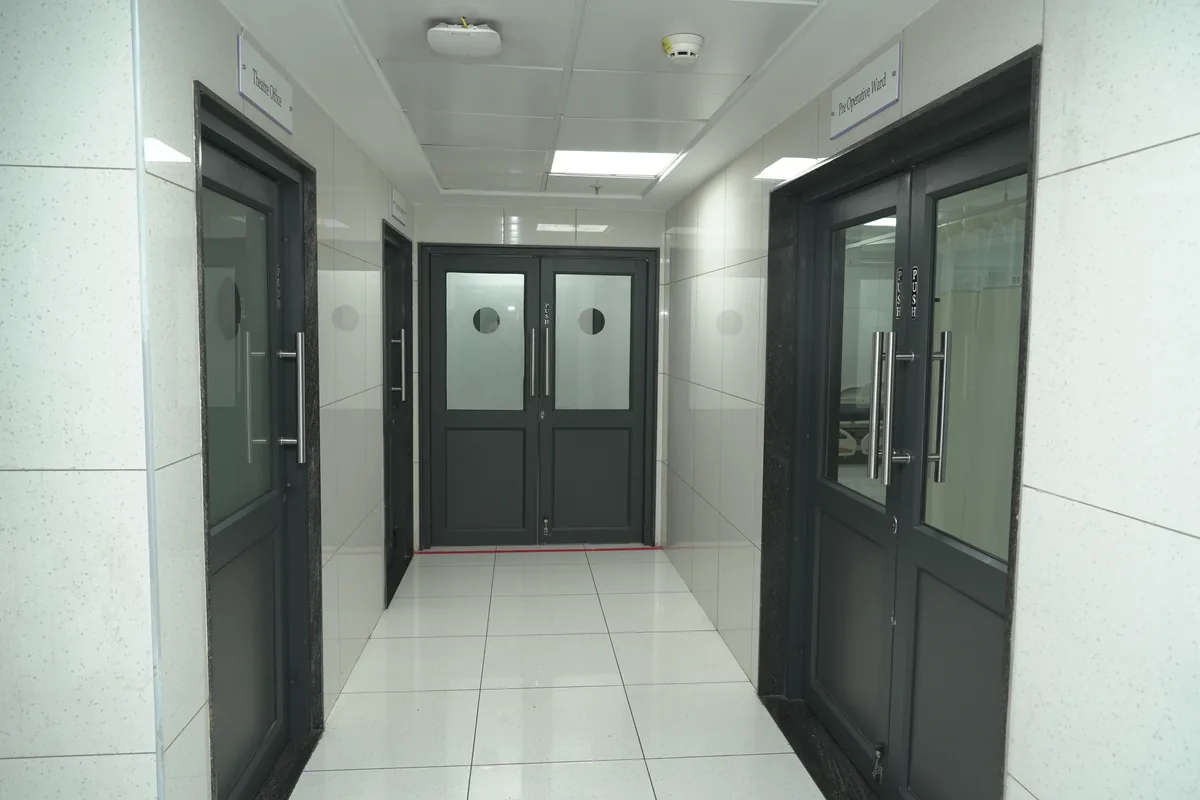 Theatre Corridor at Yaal Fertility and Women's Centre, Kilpauk, Chennai