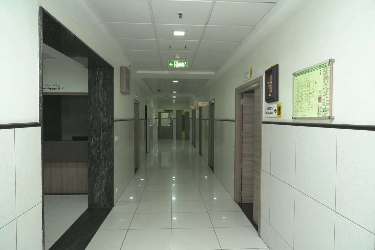 Ward Corridor at Yaal Fertility and Women's Centre, Kilpauk, Chennai