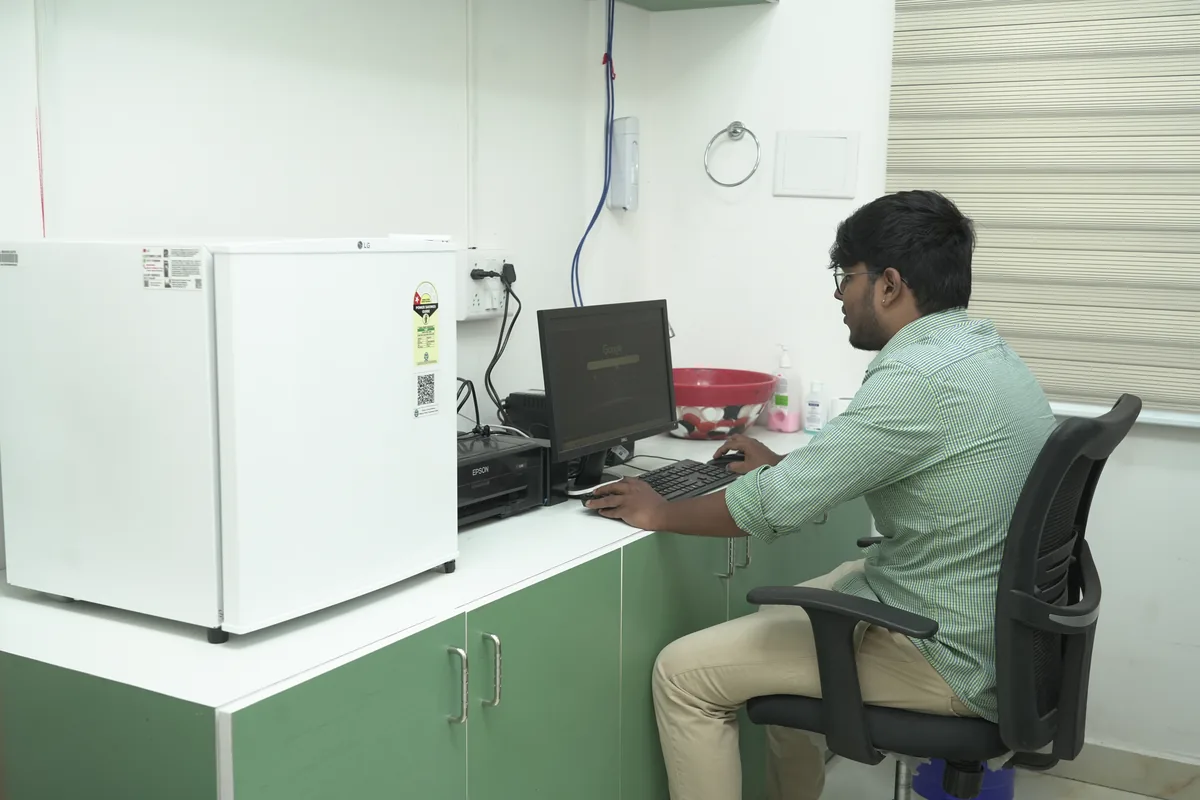 Lab Workstation at Yaal Fertility and Women's Centre, Red Hills, Chennai
