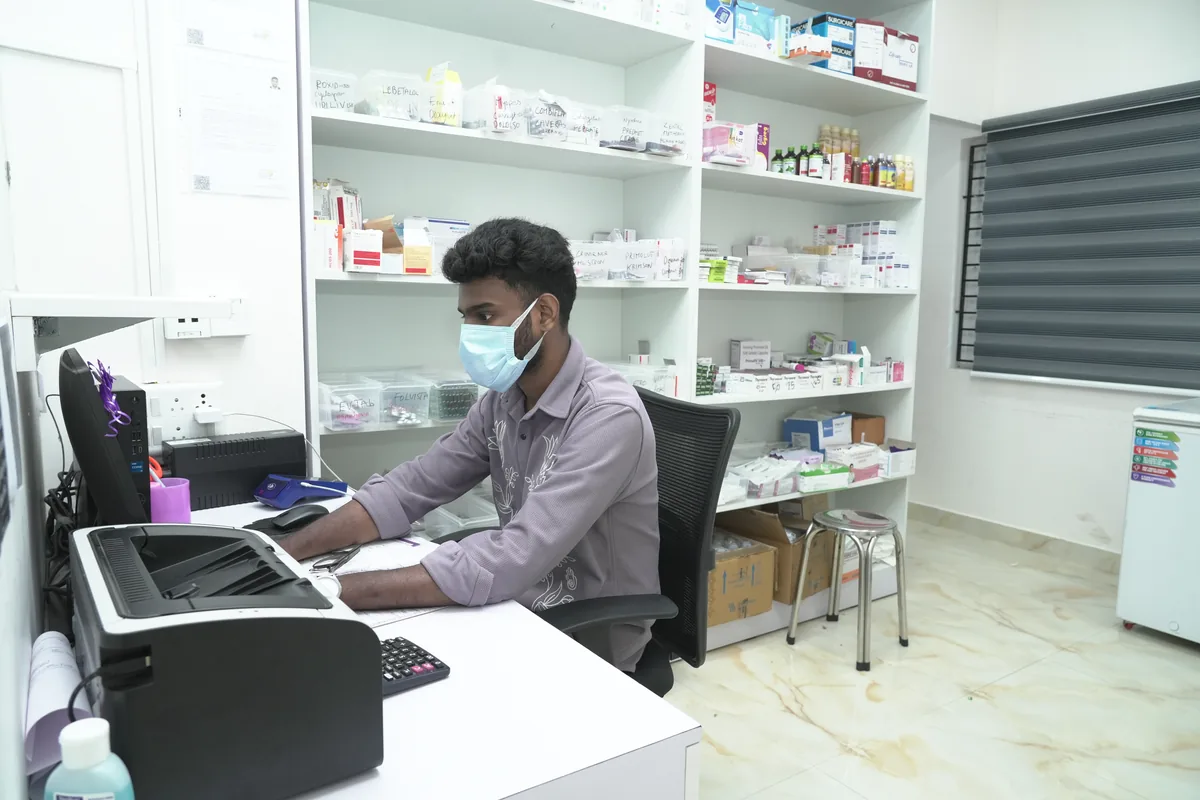 Pharmacy Counter at Yaal Fertility and Women's Centre, Red Hills, Chennai