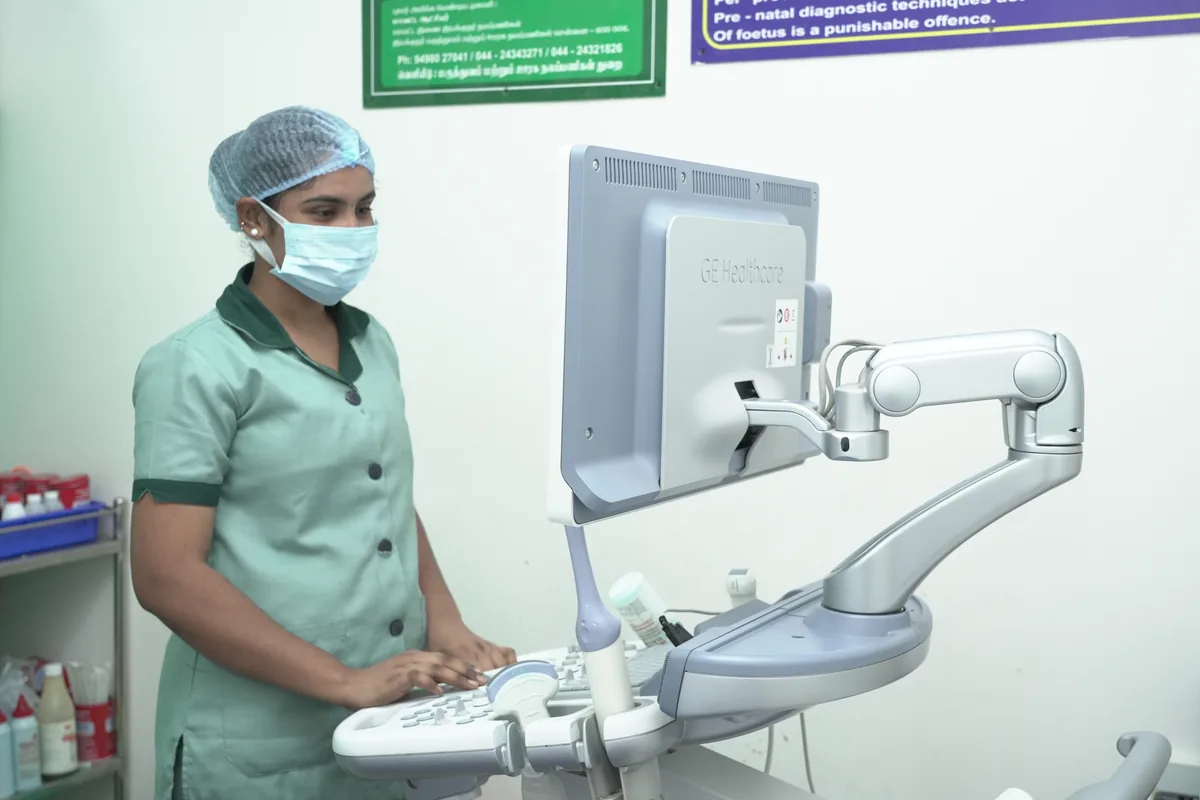 Ultrasound Scan at Yaal Fertility and Women's Centre, Red Hills, Chennai