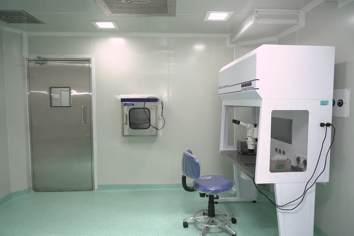 IVF Lab Airlock at Yaal Fertility and Women's Centre, Thiruvanmiyur, Chennai