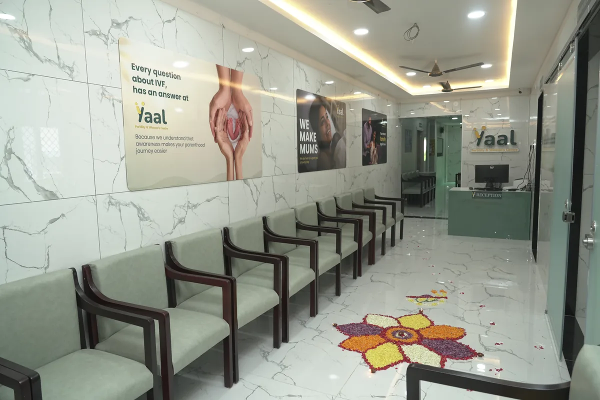 Waiting Lounge at Yaal Fertility and Women's Centre, Thiruvanmiyur, Chennai