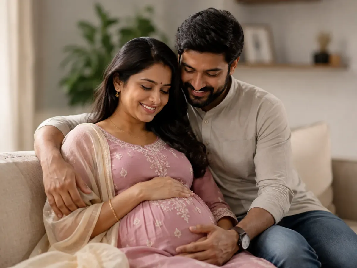 Couple expecting their baby after fertility treatment — Yaal Fertility and Women's Centre, Velappanchavadi, Chennai