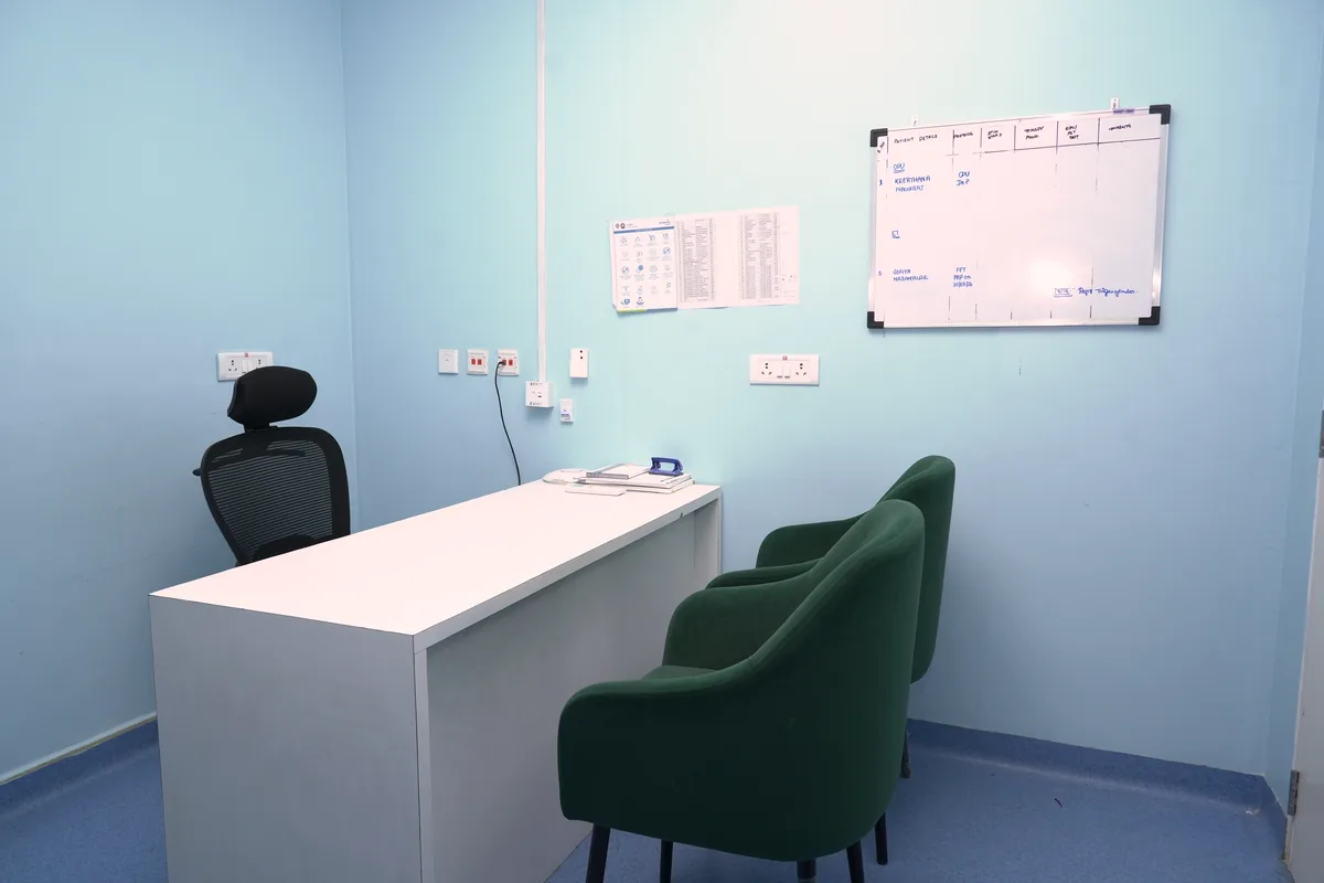 Counselling Room at Yaal Fertility and Women's Centre, Velappanchavadi, Chennai