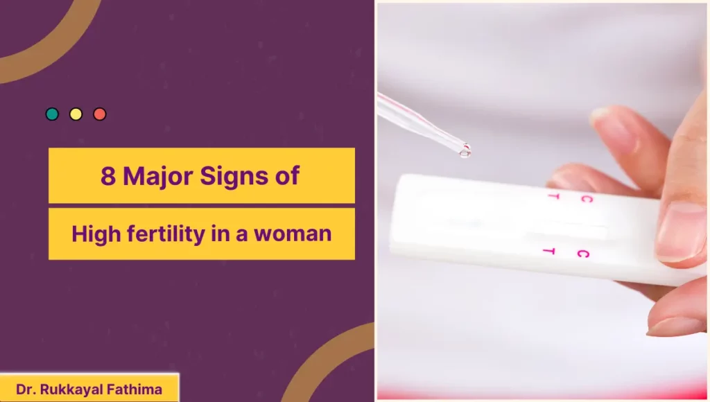 Image of Signs of high fertility in a woman