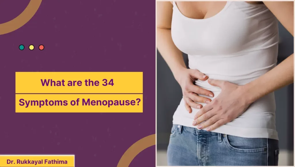 Image of What are the 34 Symptoms of Menopause
