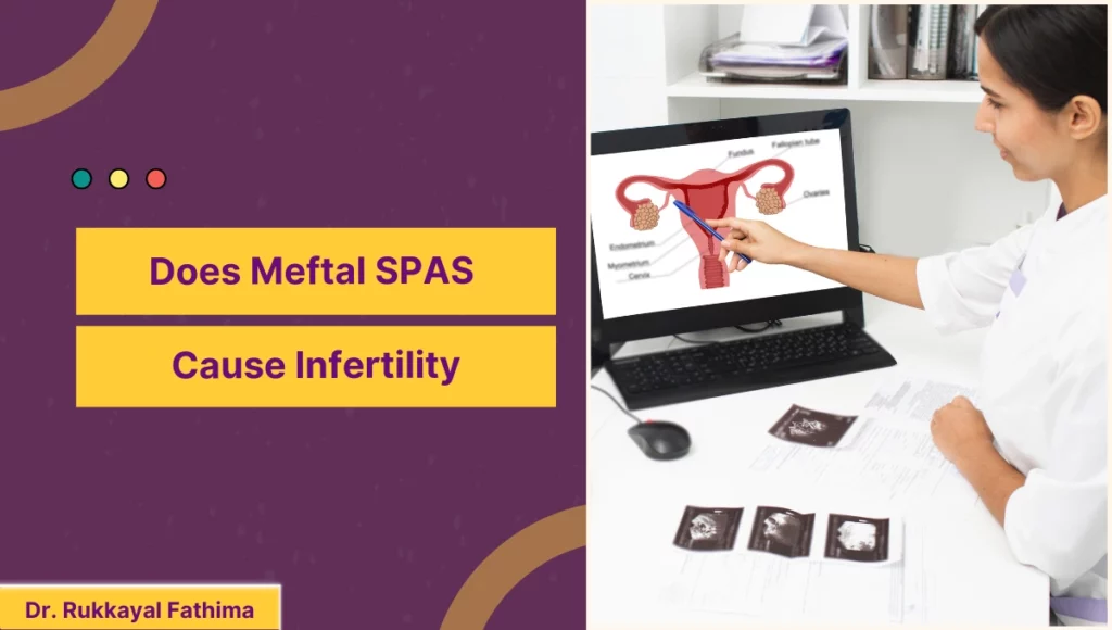 Does Meftal SPAS Cause Infertility