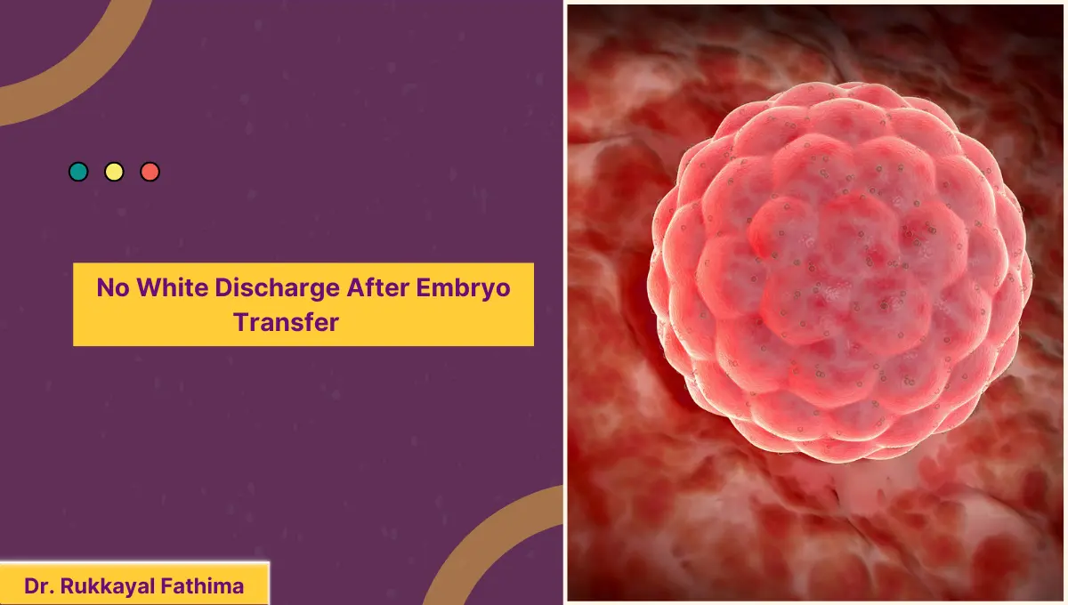 No White Discharge After Embryo Transfer