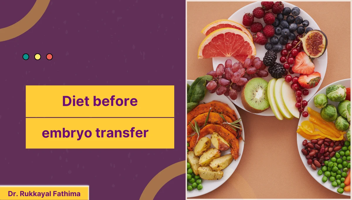 diet before embryo transfer